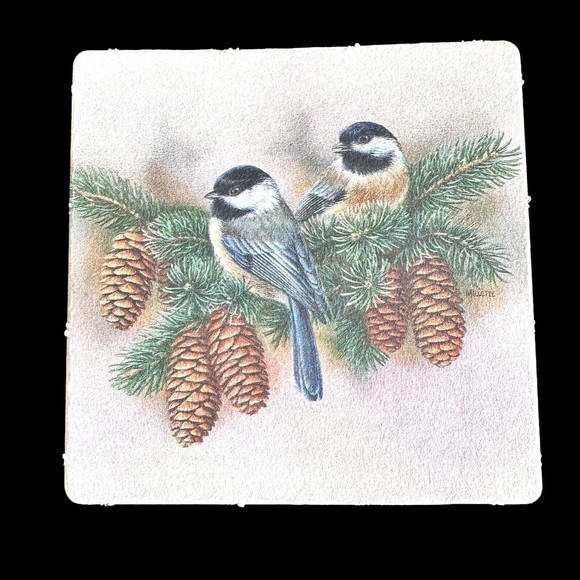 VTG Boys Town Coaster Set 8 Sam Timm 2-Side Cardboard Cabin Truck Lake Bird-Used - Picture 2 of 9